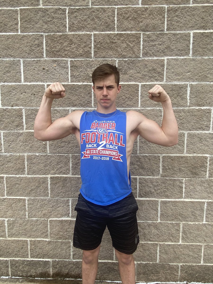 Bobby Evins (@coachevins) on Twitter photo <a href="/TannerCotton7/">Tanner Cotton</a> may have the best work ethic I have ever been around in 10 years of coaching. Going to have a great career these next 3 years. He gets it!!
<a href="/ArkadelphiaFB/">Arkadelphia Badger Football</a> <a href="/TannerCotton7/">Tanner Cotton</a> may have the best work ethic I have ever been around in 10 years of coaching. Going to have a great career these next 3 years. He gets it!!
<a href="/ArkadelphiaFB/">Arkadelphia Badger Football</a>