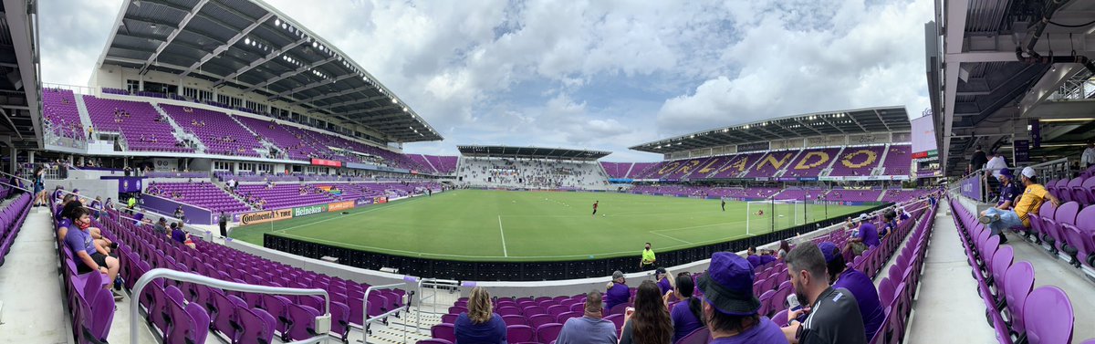 daguru9's tweet photo. #PanoFromSec5 #VamosOrlando #GoCity #ORLvATL #ORLvsATL #WelcomeHome #MLS #Soccer https://t.co/l9gfLMs9QU