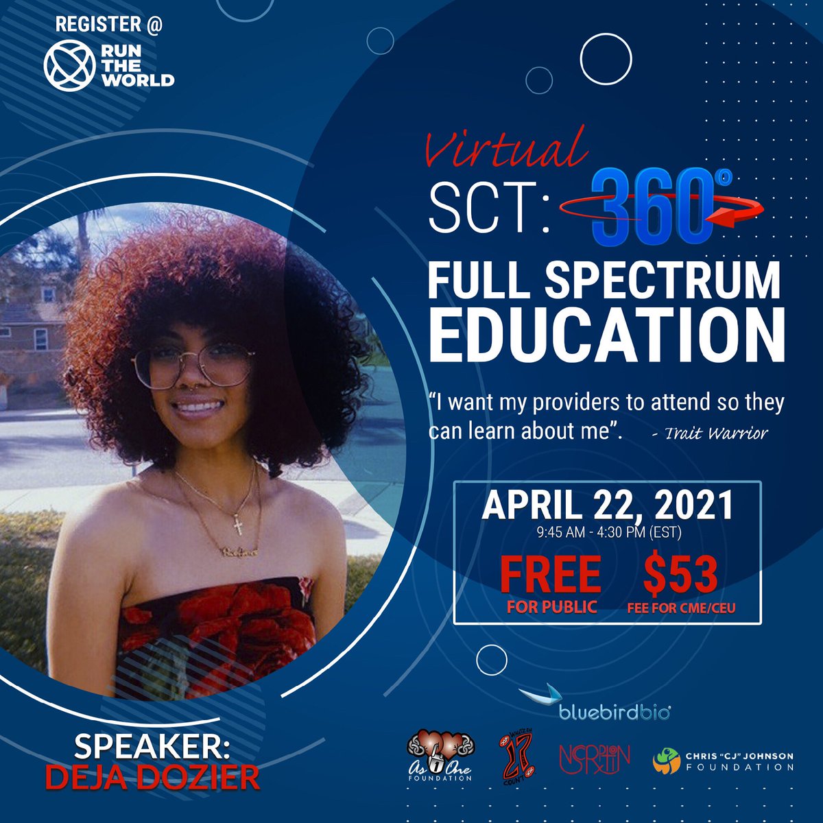 wdconsct's tweet image. Visit and Register at WDConSCT.org #sicklecelltrait