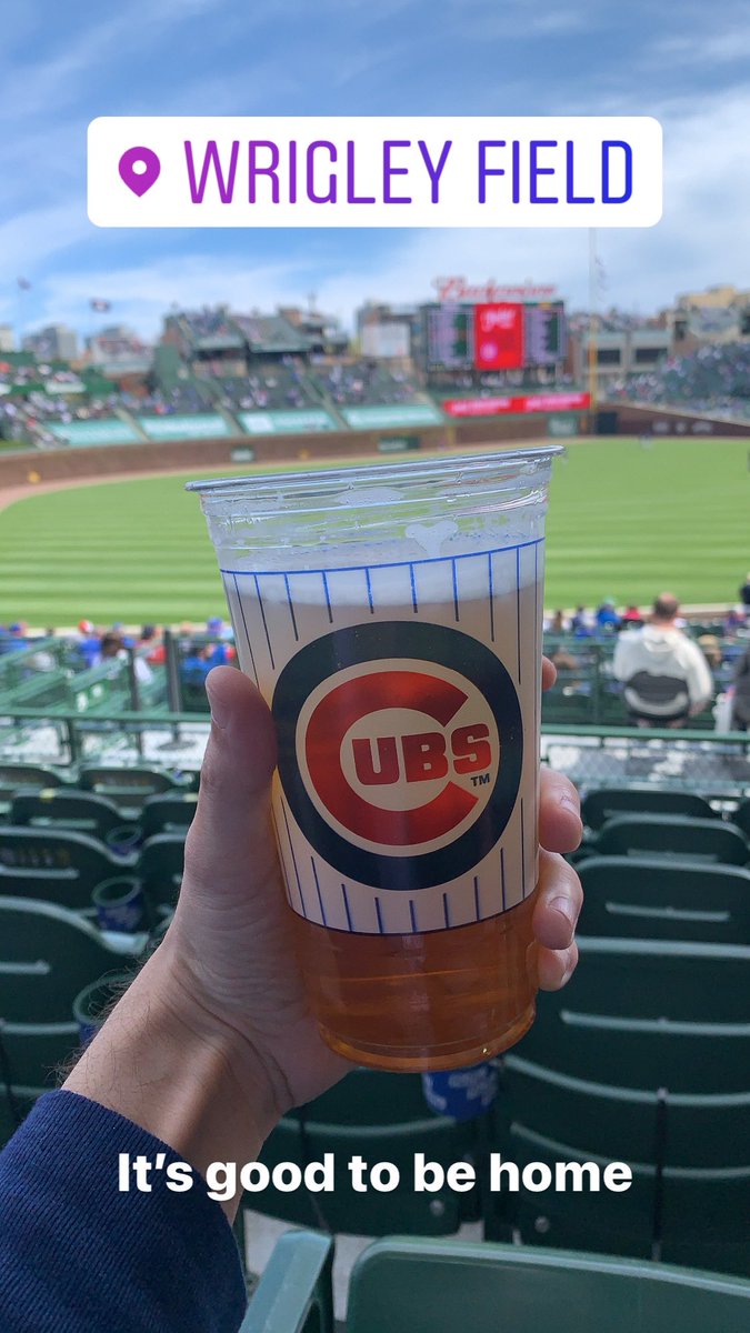 JesseFlo12's tweet photo. @Cubs Very happy to be back at the ballpark today! #GoCubsGo https://t.co/4ZBpG3ufcU