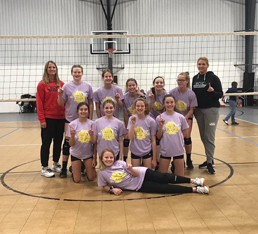 GCVCVolleyball's tweet image. GCVC 12Red making someone big noise up north in LaPorte!!
Dunes April Classic CHAMPS!!
🏐❤️🏐❤️🏐❤️