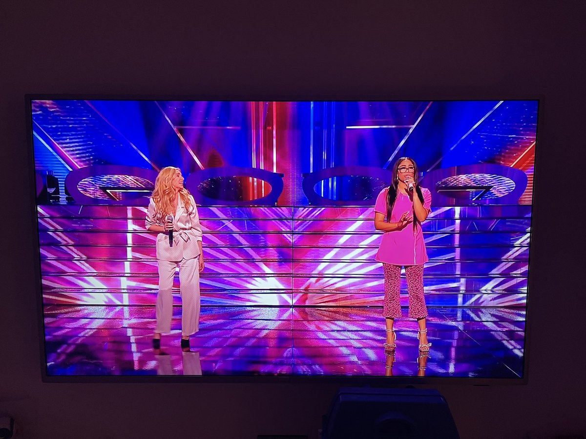 Did ‘Nailed It’ fool you? She was amazing!!!! What an ending and what a performance! Congratulations Nadine &amp; Jen, good luck with the wedding! Thank you <a href="/NadineCoyleNow/">Nadine Coyle</a> &amp; Nailed It! 🎤🎶👍 Roll on next Saturday! #icanseeyourvoice