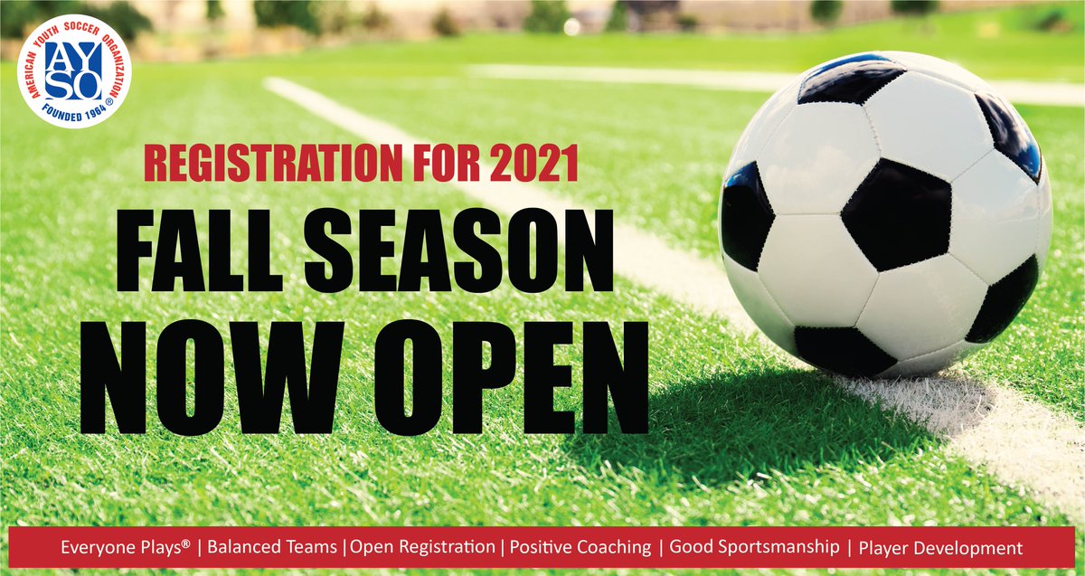 REGISTRATION for the FALL 2021 Season is OPEN! 

While other regions have increased their fees, Region 254 decided to kept their registration cost the same as 2019/2020! 

We look forward to seeing you on the fields in August!

Visit ayso254.org to register
