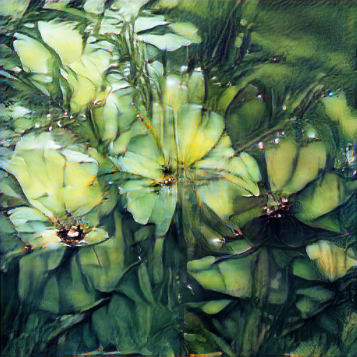 Big Sleep - Spatially Ambiguous Water Lillies Painting