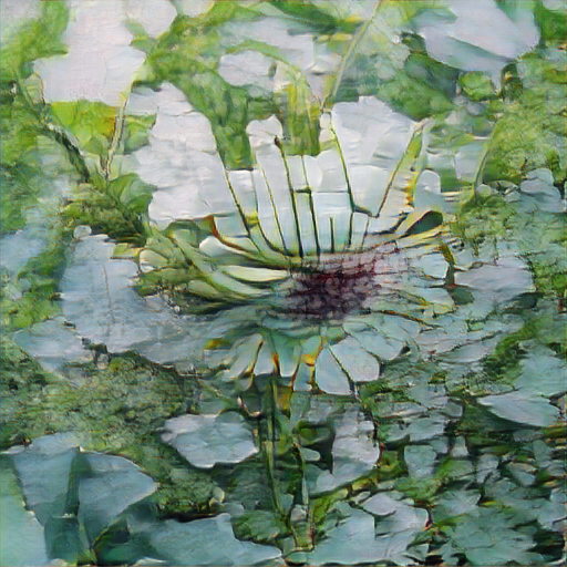 Big Sleep - Spatially Ambiguous Water Lillies Painting