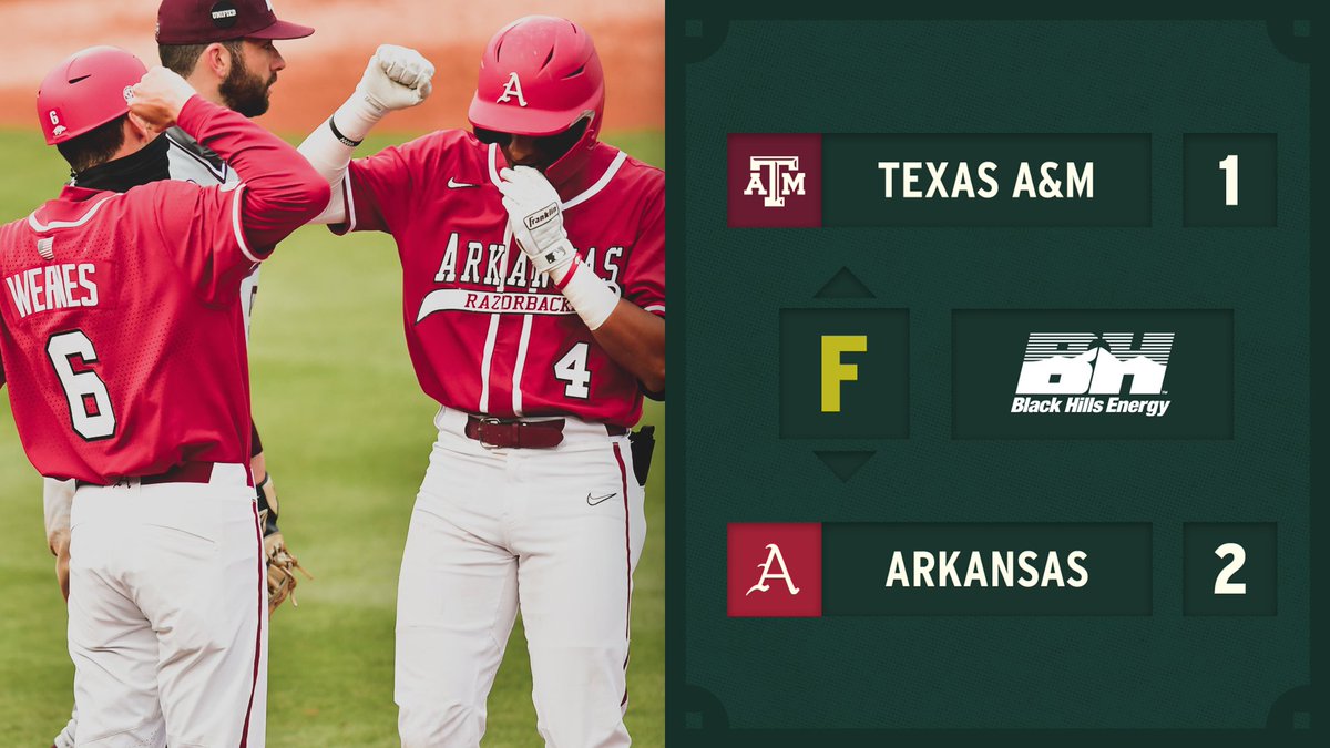 RazorbackBSB's tweet photo. Doubleheader Sweep 🧹 https://t.co/Z0HY3q6krg