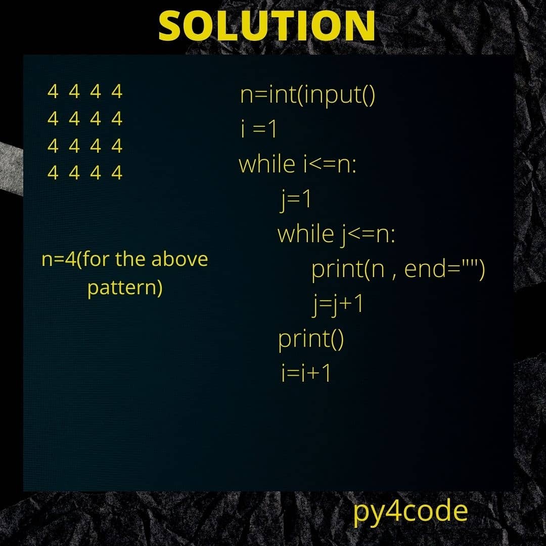 py4code's tweet photo. Day2
#python #programming #coding #java #javascript #programmer #developer #html #machinelearning #code #coder #pythonprogramming #computerscience #datascience #technology #php #css #artificialintelligence #tech #education #patterndesign #codingisfun #pythonpattern #learning https://t.co/s8oUB73JH3