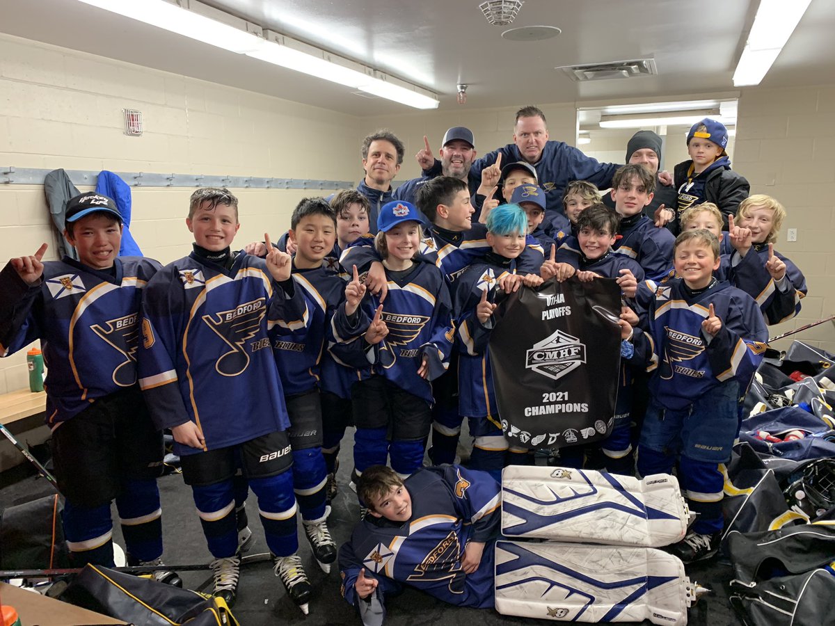 What a game!!!!
Congrats to the boys for never giving up!!  Congrats to <a href="/BluesU11AAWhite/">Bedford Blues U11 AA White</a> for one heck of a game.   4-3 OT win.  CMHF U11 AA Champs!  <a href="/Bedford_Blues/">BDMHA - Bedford Blues</a> #teamfirst #playforeachother