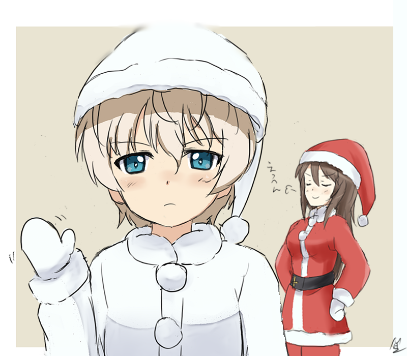 うちには魔女がいるんだよ 白い魔女がね えっへん ガルパン Ma 2 のイラスト