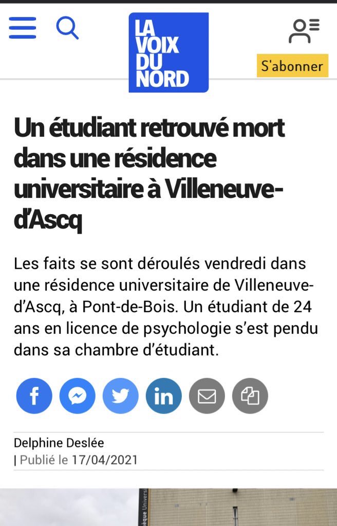 La situation est très grave, il faut que les choses changent #ÉtudiantsEnDétresse