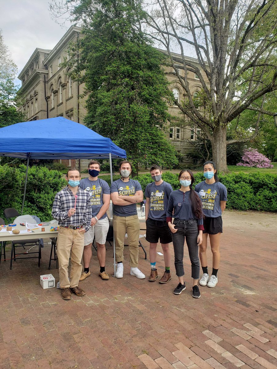 Warren_Lab_UNC's tweet photo. We had fun today at the @ncscifest #UNCScienceExpo! First-years @SlamowitzConnor, Karen, and second-year Matt held a booth to share electrochemistry with the participants. Check out some of the pictures from today! https://t.co/jx988n3c9q