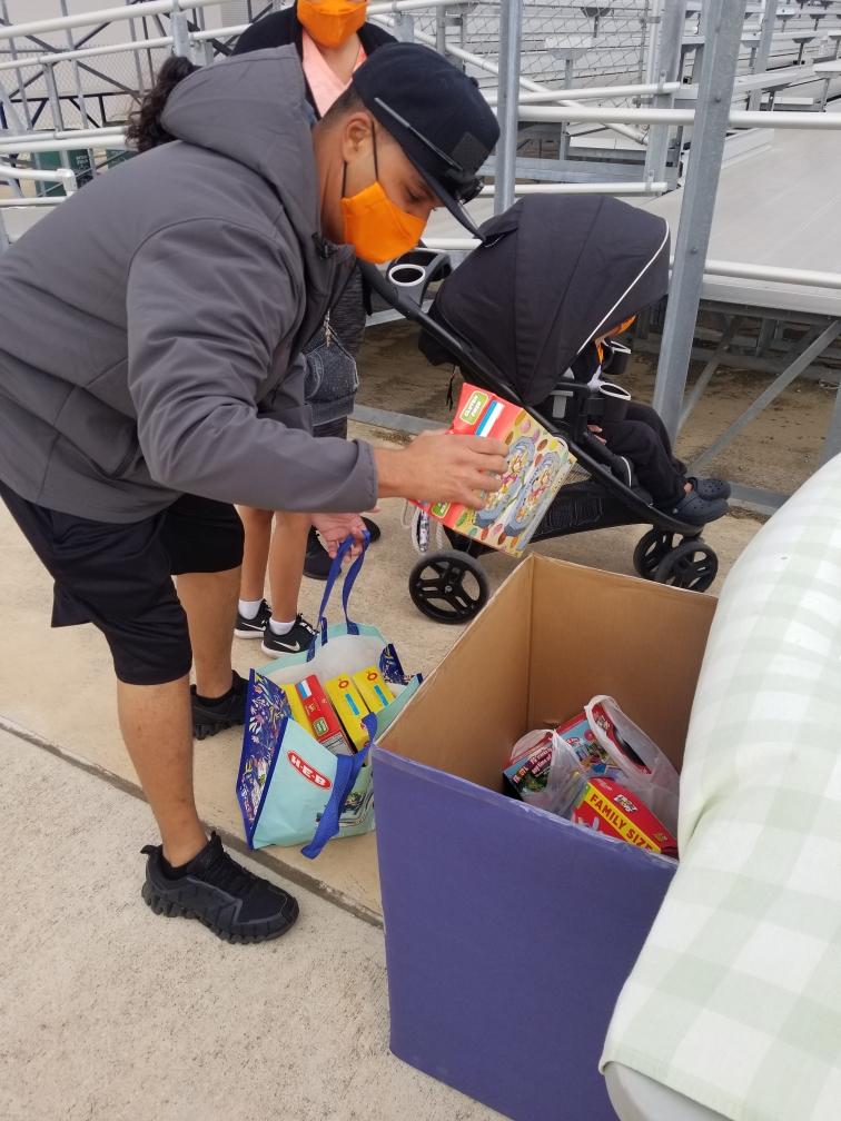 Thank you Ms. Iturbe for setting up the walk and cereal donation❤️😊 Students and families showed up in orange to support Run Walk Roll Bullying 🧡#JISDCounseling