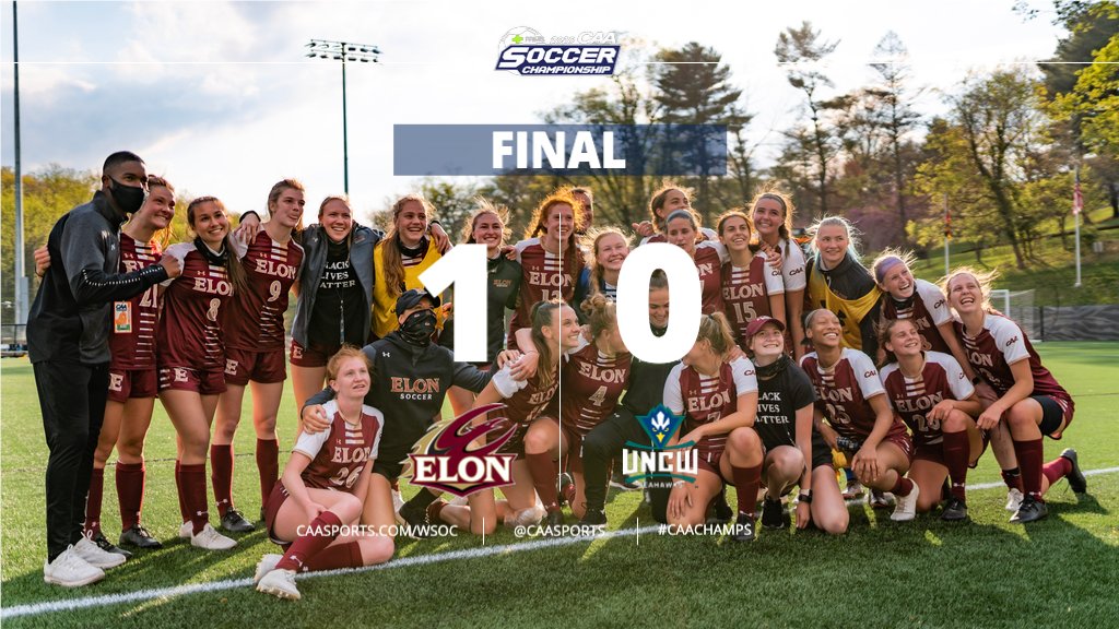 .<a href="/ElonWSoccer/">Elon Women's Soccer</a> IS YOUR 2020 CAA CHAMPION!!