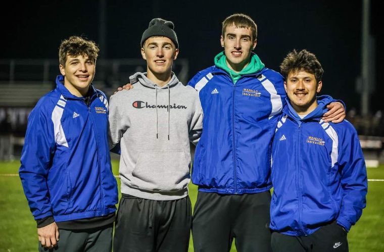It's officially official! These guys can forever say they were participants at the legendary Drake Relays!! Congrats guys!! #400m #4x100 <a href="/CadenThomas12/">Caden Thomas</a> @hector_z09 <a href="/TadeParsons/">Tade Parsons</a> <a href="/jake47489639/">jake</a>