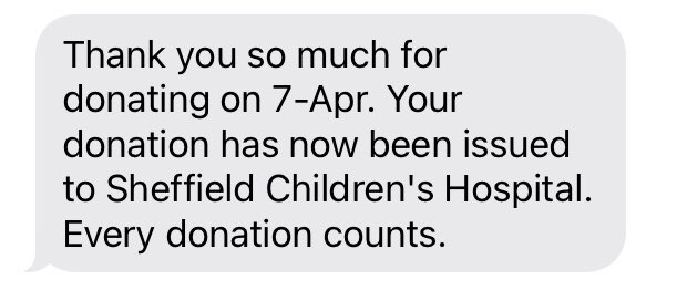 danbinns1's tweet photo. Thank you @NHSBT. Today’s text made my day... if you can, please #giveblood https://t.co/8MZ5amygfT