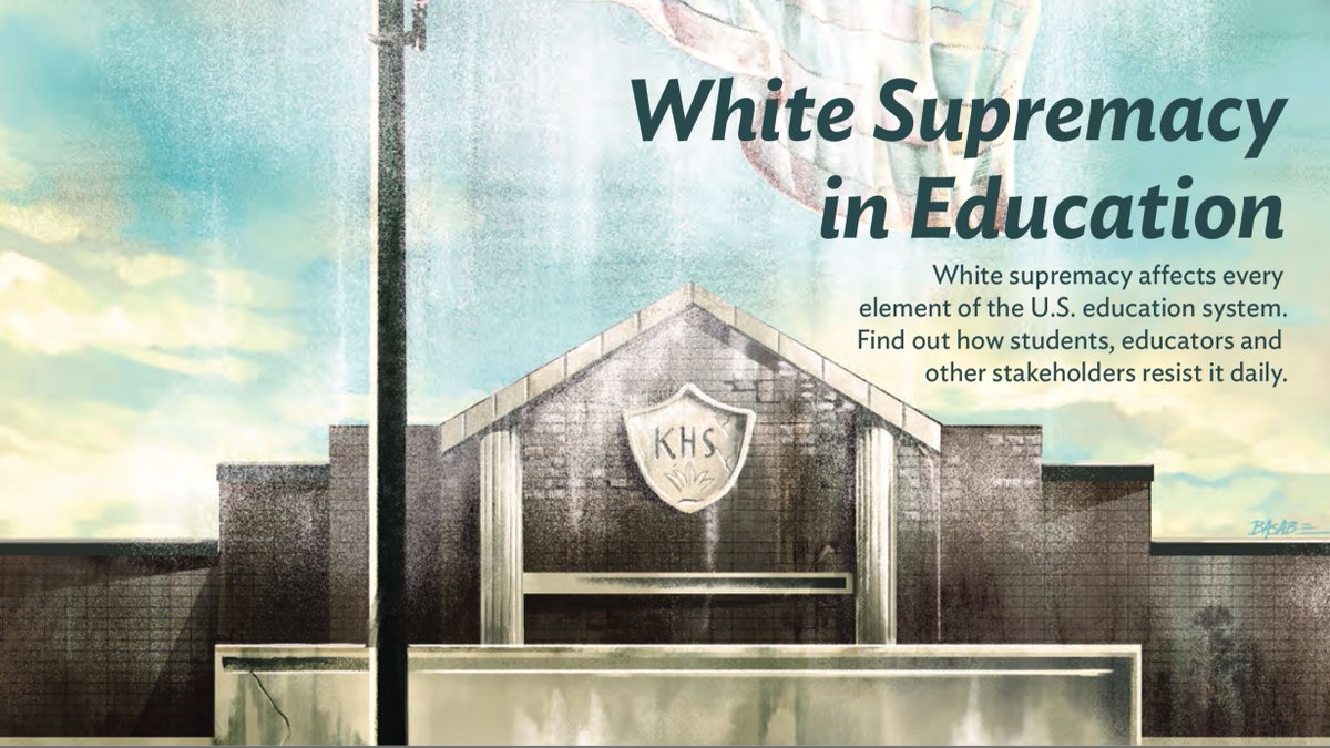 We know white supremacy is woven into the fabric of U.S. culture and society. It’s also woven into our education system. These stories trace that thread—and explore how educators and students are working to address white supremacy in schools.
learningforjustice.org/magazine/sprin…
