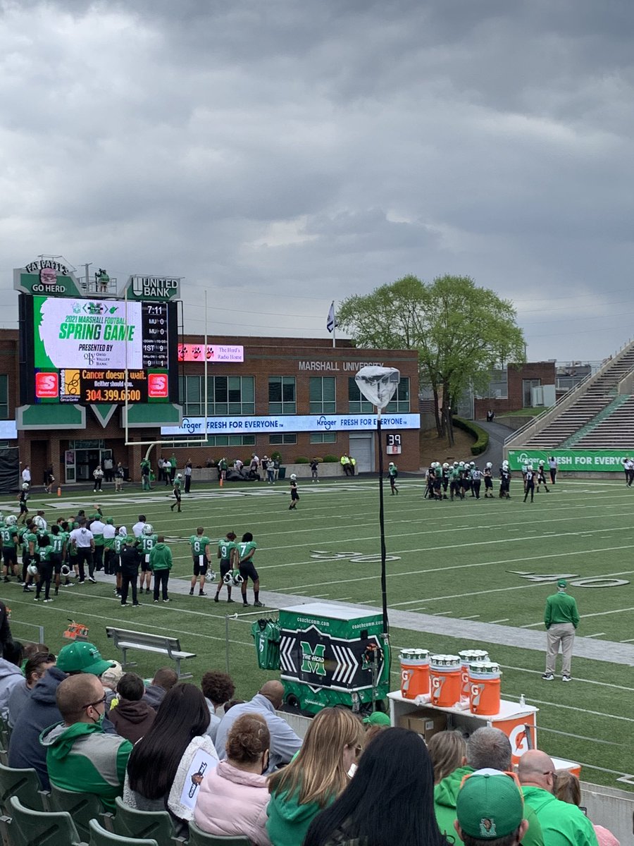 netsky38's tweet photo. Home!!!!! #thejoan #springgame #notailgating #huffsherd 💚🏈🍻 https://t.co/FoAUVQRL21