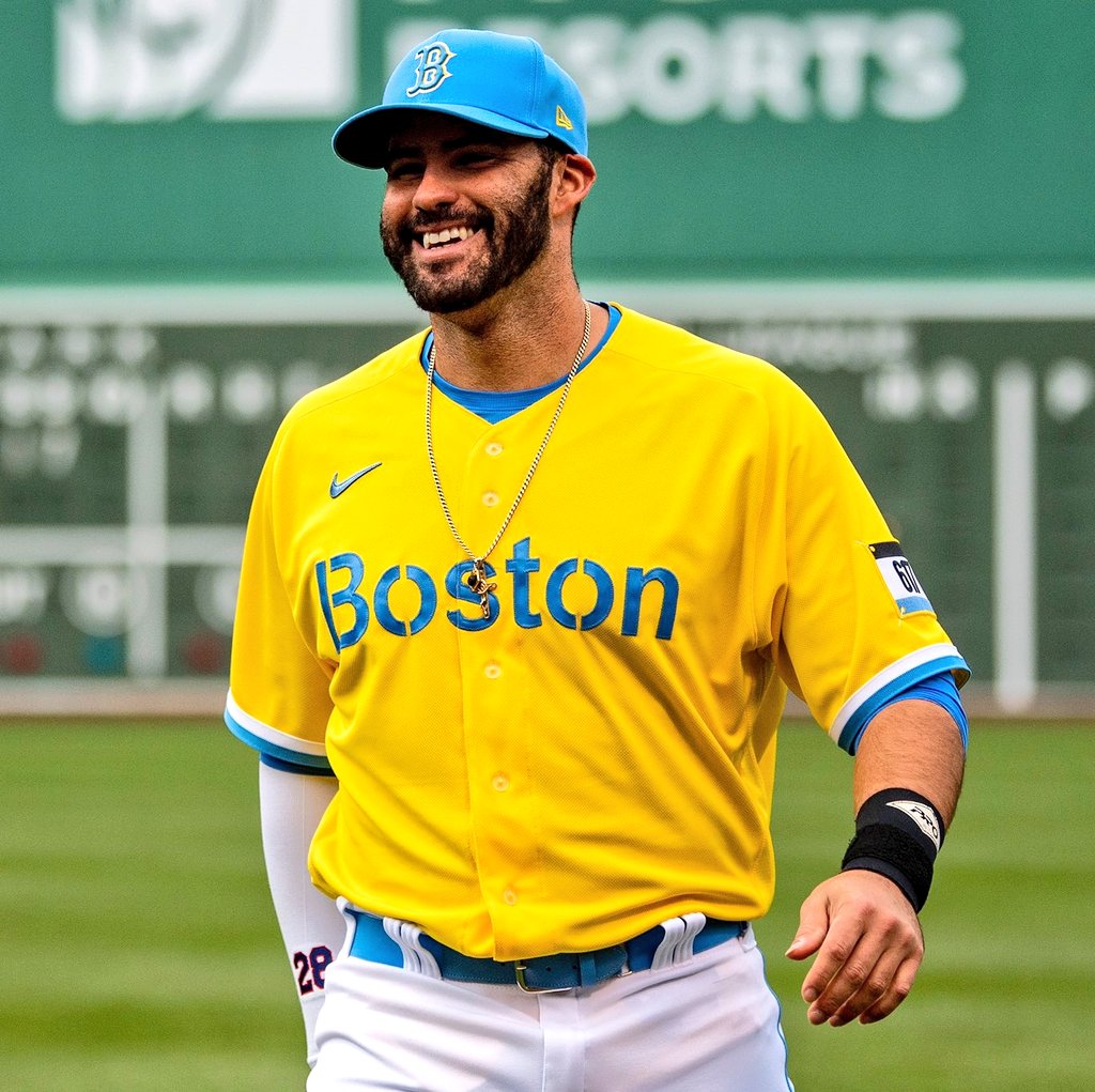 Boston Red Sox bringing back yellow and blue jerseys this week