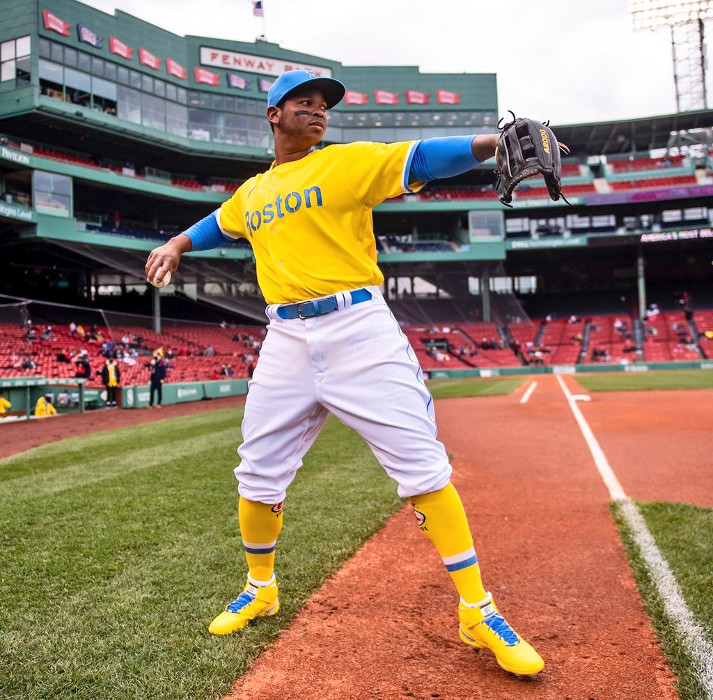 Why the Red Sox are wearing their yellow uniforms