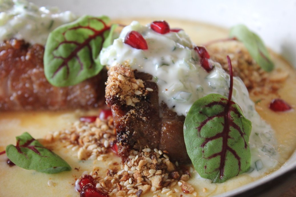 This Weekend's Special - Lamp Shoulder with herbed polenta, pomegranate and dukkah

Book on thetastingshed.co.nz or call 094126454