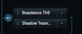 Semi-Final entre 2 Times BR amanhã pelo torneio de TH9 <a href="/HallMulti/">MultiTownHall</a> 
Muito Bom saber que o Brasil já vai estar representando na Final. Que Seja uma Boa Guerra!