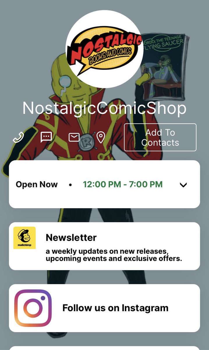 NostalgicComics's tweet image. Keep up to date with the shop by checking out Flow Page linked on the front page of the account. #flowpage #updates #smallbusiness #comicshop