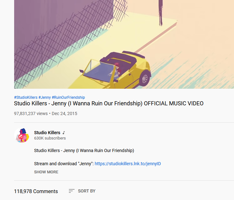 m_i_c_h_i_c's tweet image. TheCovidMarine shares his thoughts and history with the song &quot;Jenny (I wanna Ruin Our Friendship)&quot;