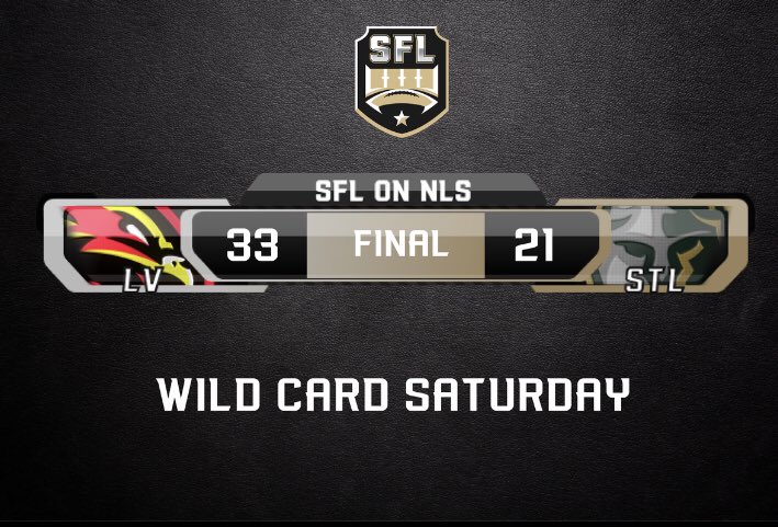 Congratulations are in order for <a href="/SFL_Fury/">Las Vegas Fury</a> earning their first ever playoff win! #MakeAnImpact #football #eSports #WILDCARD