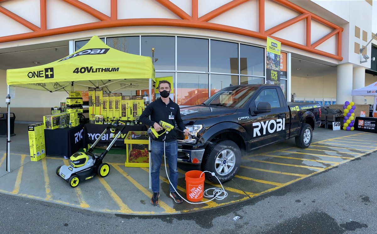 Glorious Smigre stærk Katie on Twitter: "DEMO DAYS! Local rep Andy is here to demonstrate Ryobi's  power to our customers ! Fantastic sales day Andy! #partnership #team  #OneTeamOneDream #homedepot #bellyeah #community #hd4711 @Breezy7live  @carrasco_pep @KenOrgill23 @