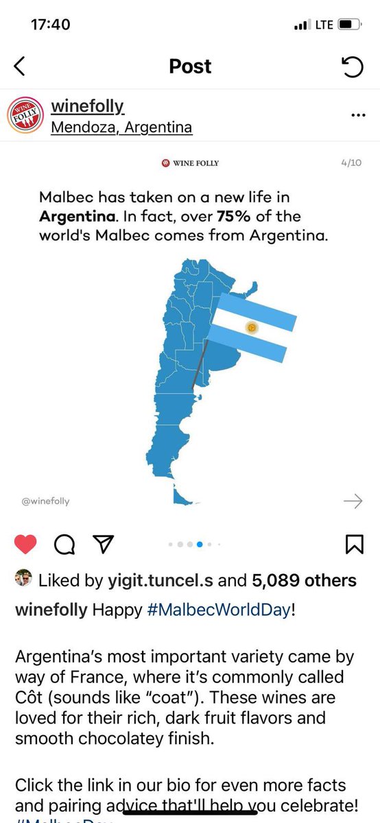 Dunya #Malbec Saraplari gunuymus  #MalbecWorldDay #Argentina 🇦🇷 🍷