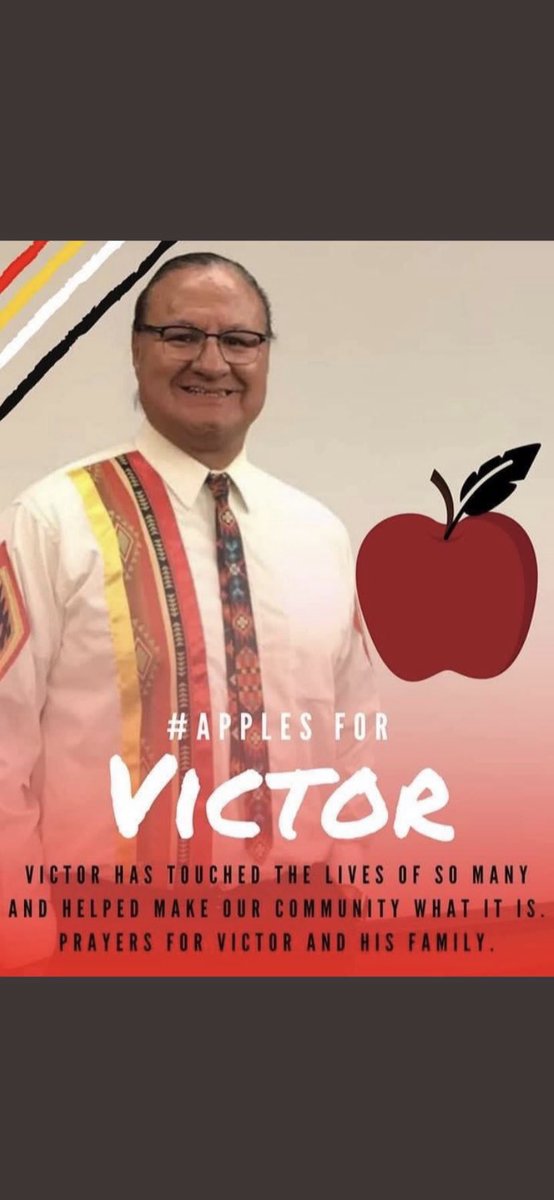 Our community lost a great role model today, you will be missed Victor. #APPLESFORVICTOR