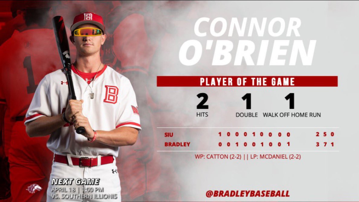 smittytomtom11's tweet photo. @BradleyBaseball Better https://t.co/8ZFhqWaz3z