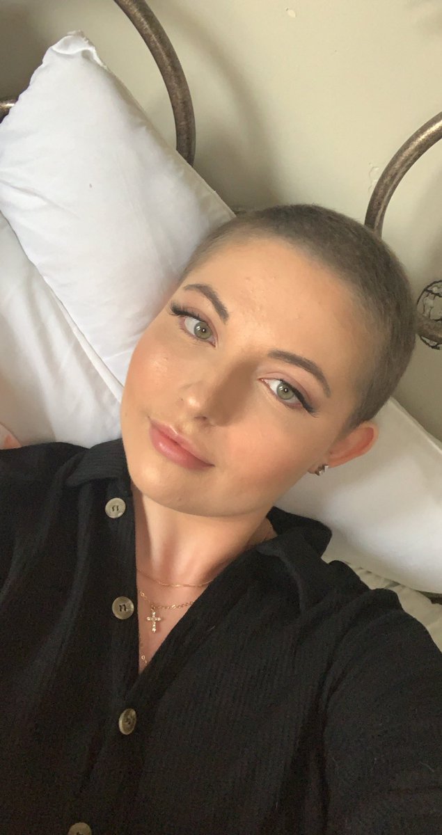 "i was diagnosed with breast cancer last year, but after multiple rounds of chemo, surgery and radiation, i’m officially cancer free and looking
forward to a long and happy life ahead of me 🙏💗"