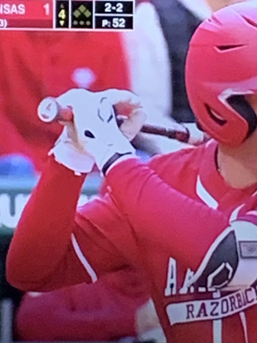 Sitting here watching Arkansas, the #1 team in the country. Their hitters have bought into a 2 strike approach.  They put great at bats together by choking up and widening out to put the ball in play! They are bought in to doing it for their teammates.