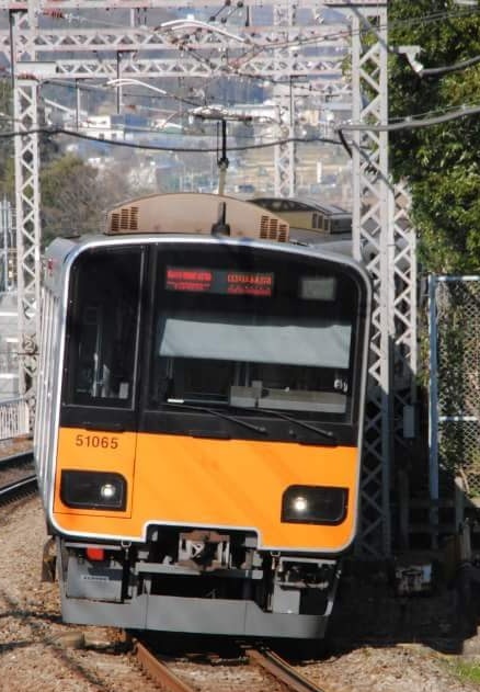 ㉕マスコン中折れ君(東武51065F) 2021年3月30日にあざみ野～江田駅間で