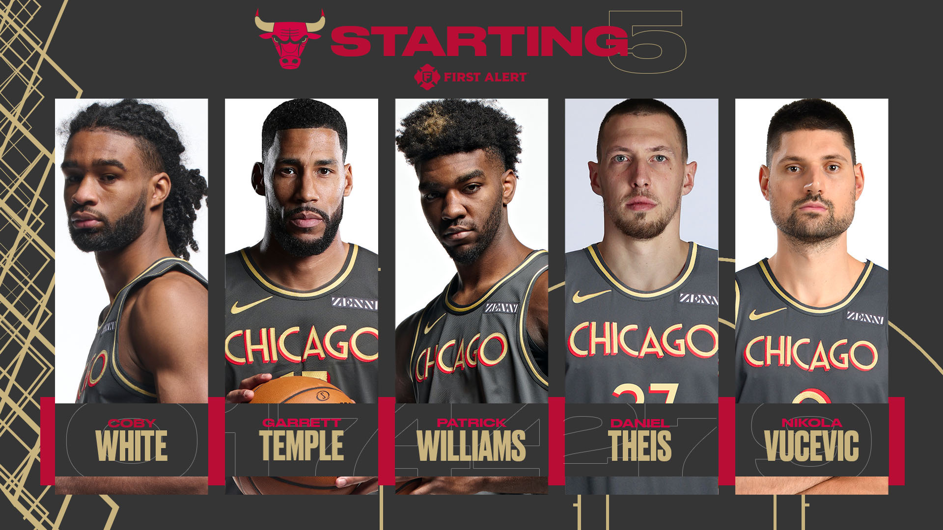 Chicago Bulls on Twitter "Starters tonight vs. Cavs 📺 NBCSChicago 📻