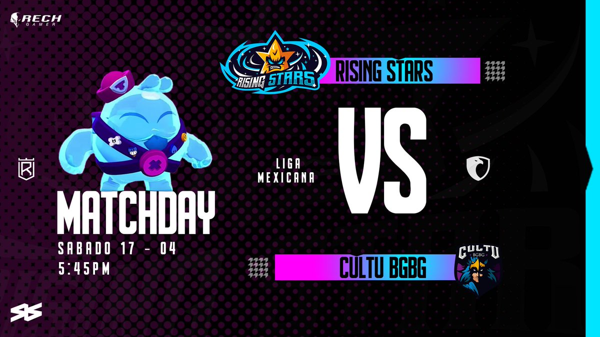 #BS | Jornada 4.🎯

De vuelta en <a href="/LigaMexicanaBS/">Liga Mexicana BS 🇲🇽</a> nuestras estrellas hacen su aparición en busca de consumar una importante victoria ante <a href="/CultuBGBG/">CULTUBGBG</a>. 🌟

!Esperamos su apoyo en 10min por el canal de <a href="/n_earz/">NeaRz</a>!
📽️twitch.tv/nearz_z?sr=a

#RiseAndWin #SomosRS 🌟