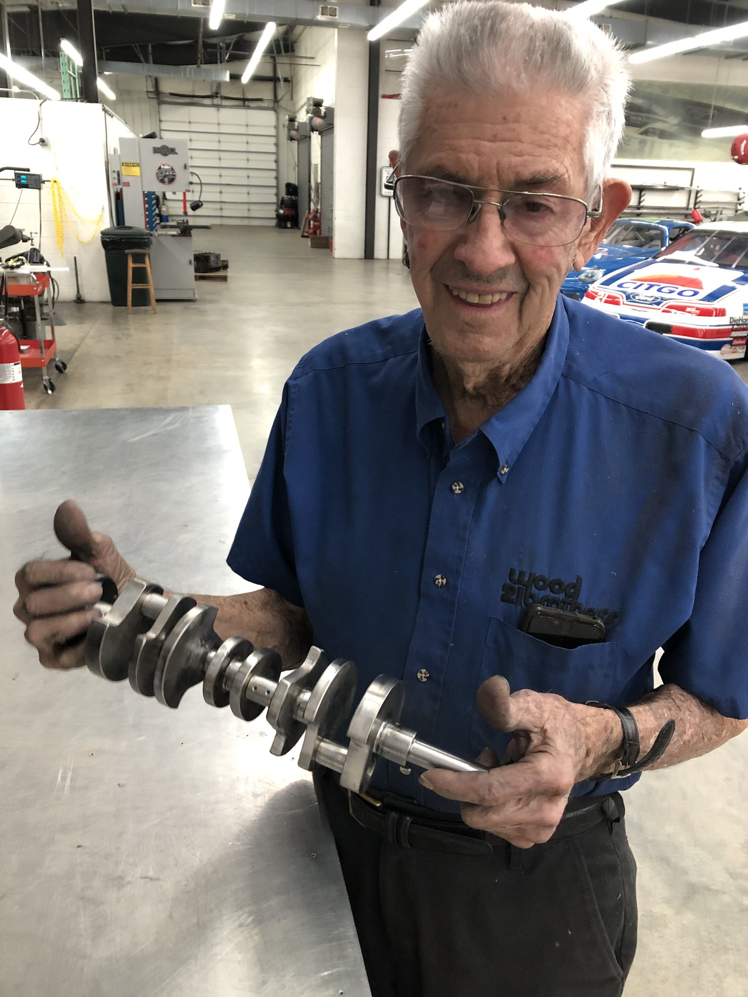 Wood Brothers Racing on Twitter "handmande crankshaft…