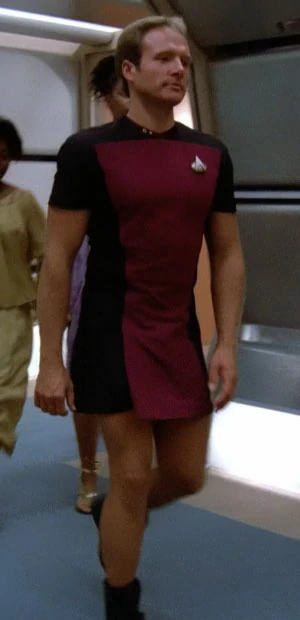 canonical gender neutral minidress starfleet uniform