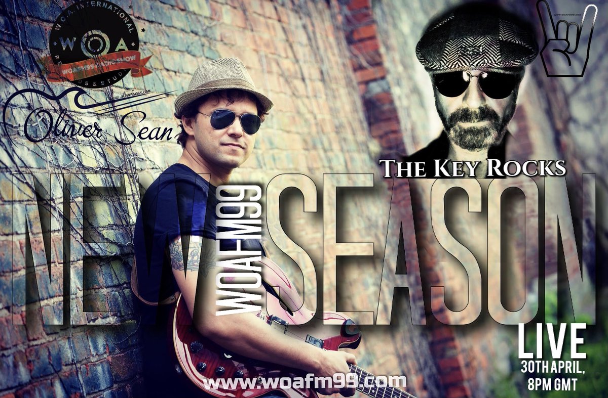 woarecords's tweet photo. @TheKeyRocks1 joins @OliverSean Live on @WOAFM99 - 30th April 2021! Join us on Spotify, Apple, Audible and Public Radio 

🎧👉 https://t.co/QrjFLPfSSz https://t.co/4XiRvkPRtO