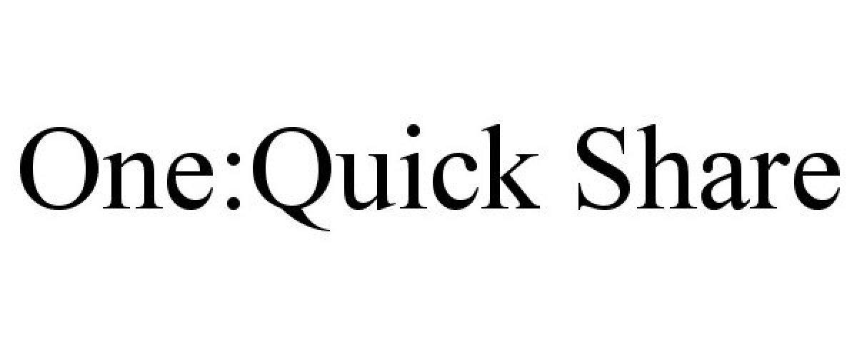 trademarktrader's tweet image. ONE:QUICK SHARE is being trademarked by LG ELECTRONICS INC. uspto.report/TM/90645633 #ONEQUICKSHARE $LECLP $LGEAF $LGEIY $LGEJY #ONEQUICK #SHARE