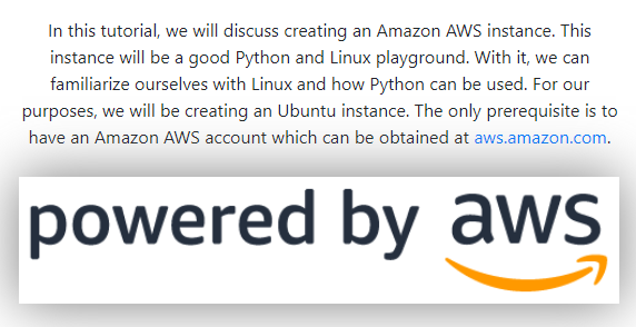 wkdPython's tweet image. Creating an AWS Instance for your python projects.
wickedpython.com/tutorial/40/
#Python #Python3 #PythonProgramming #CodeNewbie #CodeNewbies #PythonCoding #pythonlearning #learntocode #AWS