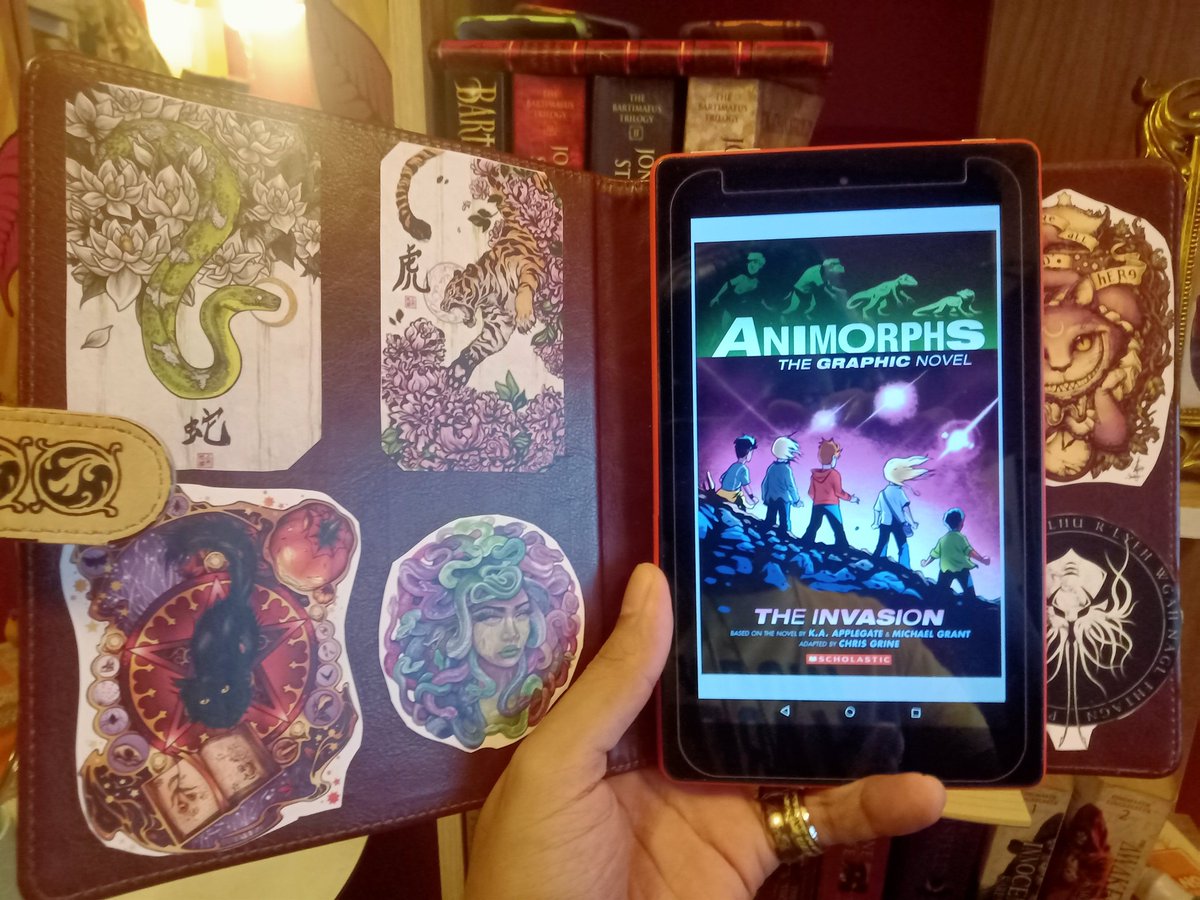 BijeshNagesh's tweet photo. "Animorphs Graphix #1 - The Invasion" by K.A.Applegate, Michael Grant, Chris Grine.
โญ 5/5
@kaaauthor
@chrisgrine
@GraphixBooks
#AnimorphsGraphicNovel #KAApplegate #Graphix #AmazonKindle #Ebook #KleverCase #Goodreads #Fiction #FinishedReading https://t.co/bkD1SexPVJ