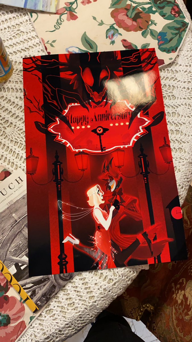 Wifeofthesoules's tweet photo. The pride when you’re about to do a poster promo and your auntie decides to buy your poster on the spot before I could tempt anyone else! Supportive fam is the BEST!! #HazbinHotelFanart #posterpromo #charlastor #Radiobelle https://t.co/6S4nvFp5mb