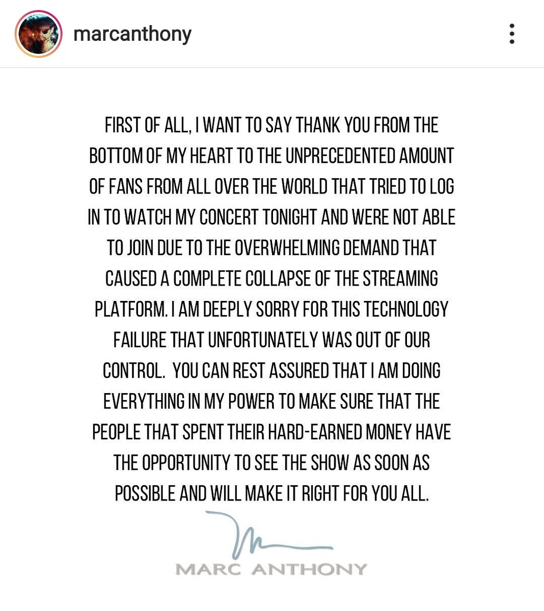 Mama_bear727's tweet photo. An update
#MarcAnthonyUnaNoche https://t.co/UqBAXoKiSA