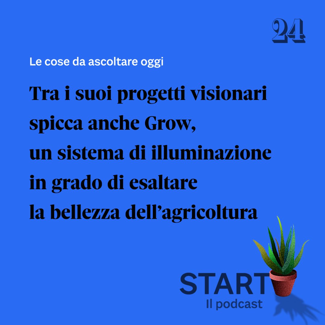 sole24ore's tweet photo. I progetti visionari di Daan #Roosegaarde per sconfiggere il #Covid. Se ne parla oggi a #Start, il #podcast del #Sole24Ore: ● Spotify: https://t.co/dOLso7mUON ● Apple: https://t.co/D7bOKfj4LY ● Google: https://t.co/ky9E62NX8I ● Spreaker: https://t.co/KtLFyEXz82 https://t.co/nglK6Qlm8O