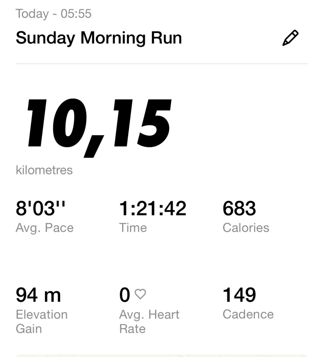 After weeks of not running came back with a little bang 
 #RunningWithTumiSole
#10km
#SundayMorningRun