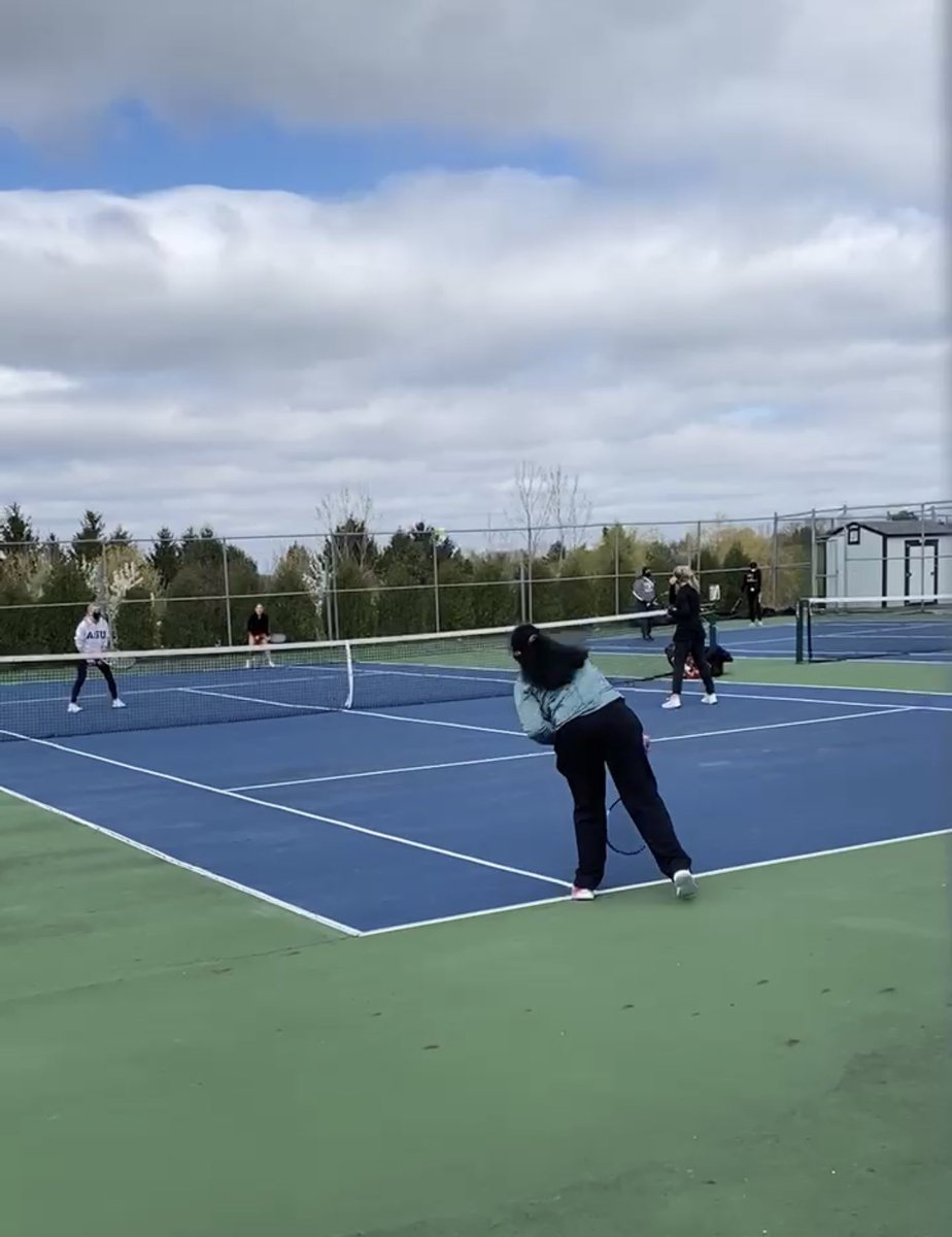 NHS Quad #doubles #nhs #mustangpride <a href="/nvilleathletics/">Northville Athletics</a>