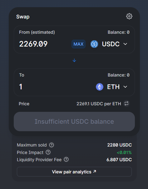 10/ Because Uniswap's liquidity is priced on a curve, there is always an ask to match a bid, and always a bid to match an ask.Roughly speaking, there is an "infinite" amount of liquidity on both sides of a pool due to the curve.Users do not need to worry about an order book.