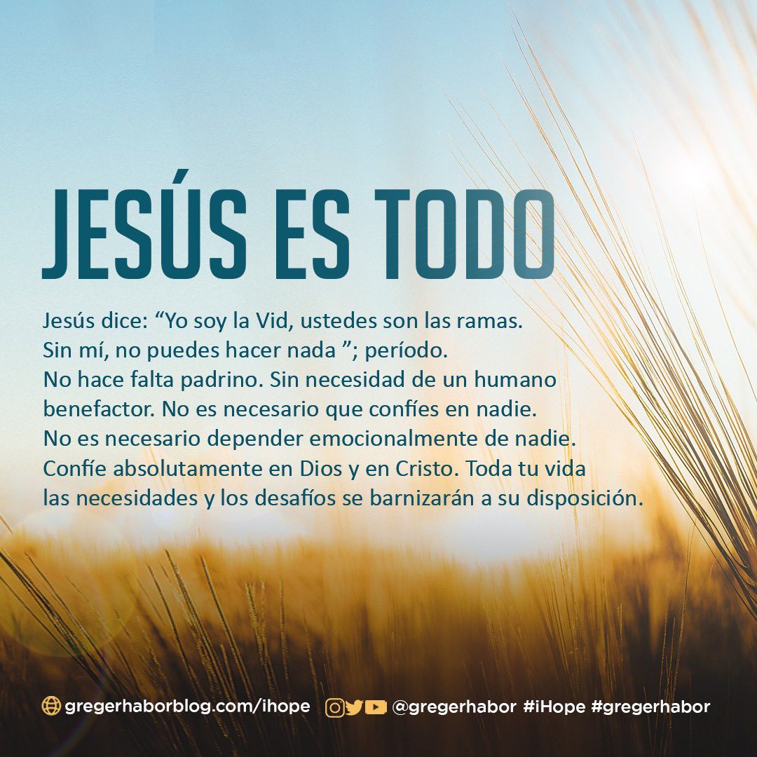gregerhabor's tweet photo. Jesus is all you need. Trust Him absolutely. He will never let you down. #gregerhabor https://t.co/yJIoo1SNau
